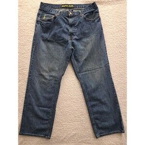 Nautica Jeans Mens 36x30 Blue Denim Jeans Straight Leg